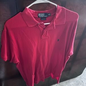 Ralph Lauren Men's Vibrant Red Polo Shirt